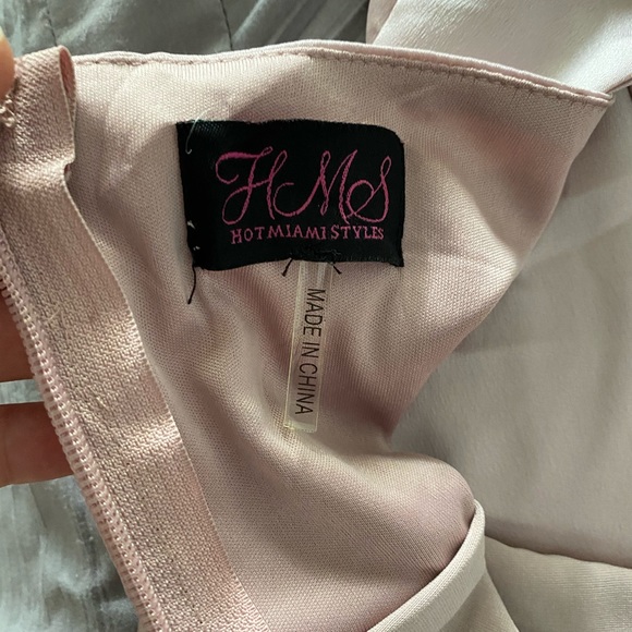 Pink Satin Shorts Dress - Picture 6 of 7